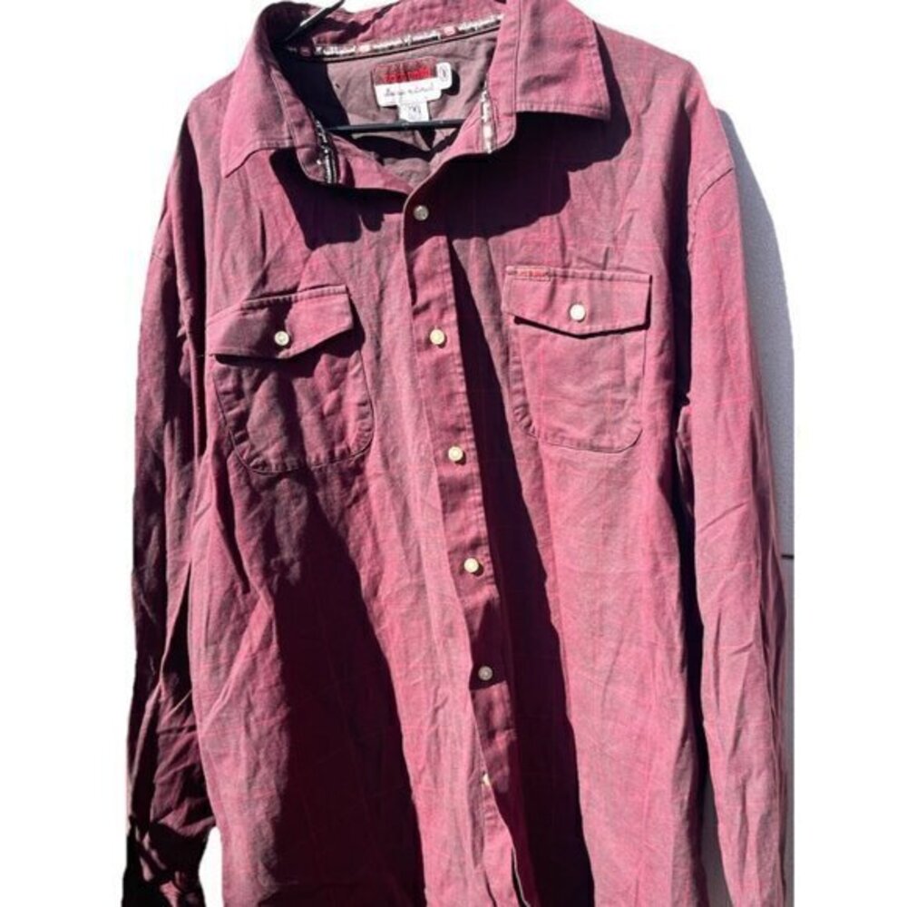 Vintage Ecko Unltd. Pocket Button Down Shirt- blue plaid Men’s Size 3XL